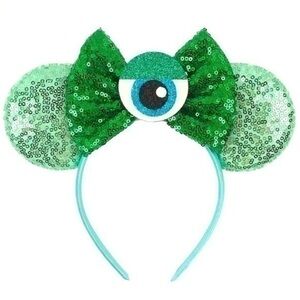 Disney’s Inspired Monsters Inc. Handmade Minnie Mouse Ears - NWOT